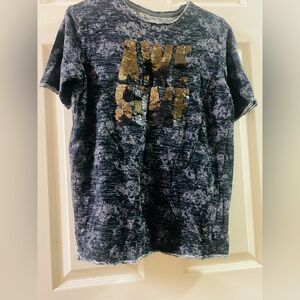 Falls Creek Black and White Sequined Patterned AWESOME Shirt